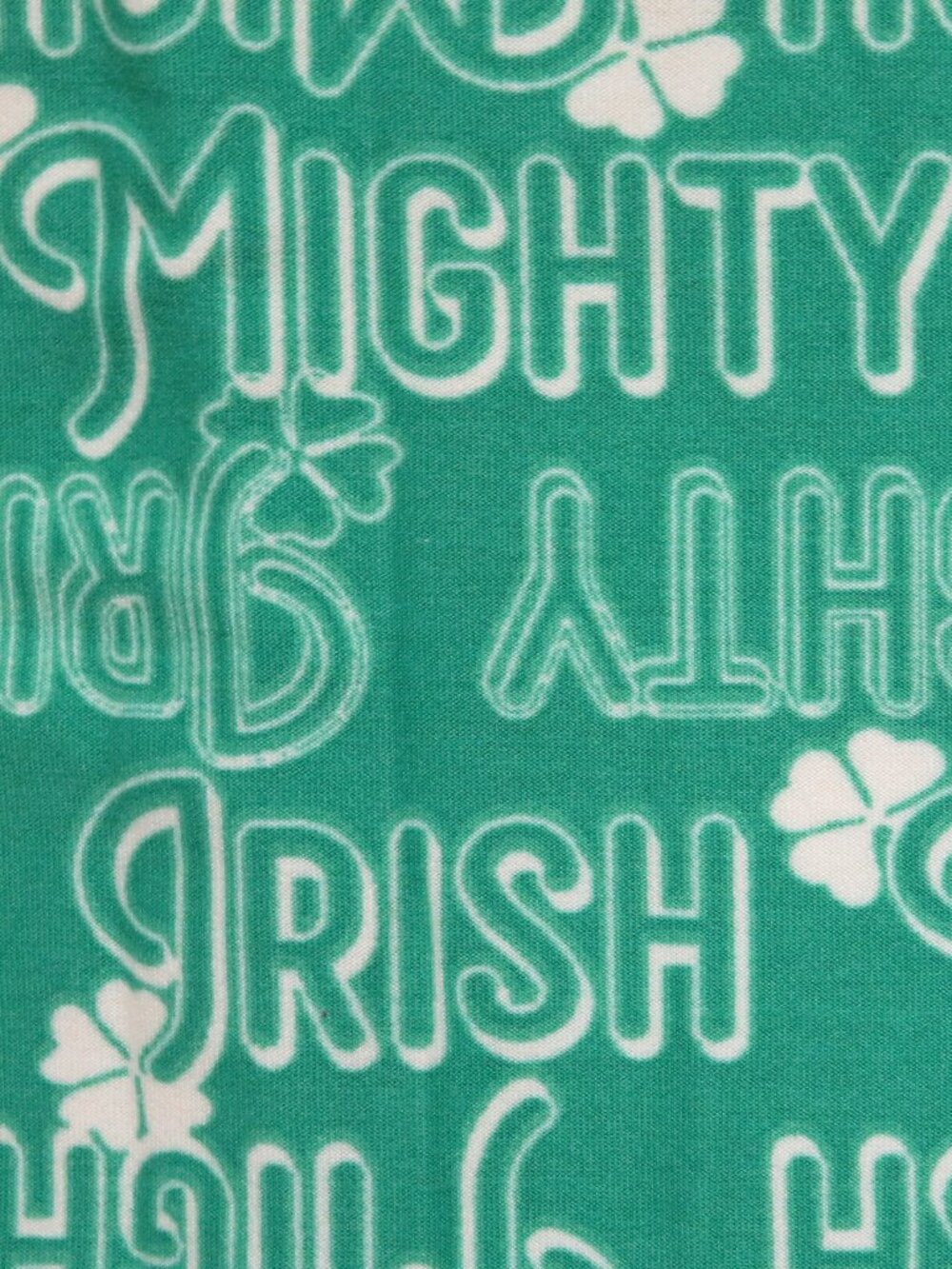 New! LuLaRoe St. Patrick's Day Leggings Green & White Mighty Irish OS